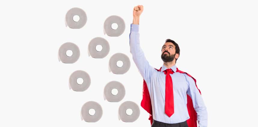 מגבות נייר סופג סופר פאוור