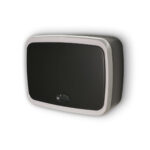 מתקן לניגוב ידיים ללא מגע מסך שחור מסגרת לבנה