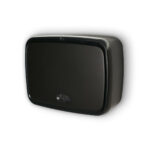 מתקן לניגוב ידיים ללא מגע מסך שחור מסגרת שחורה